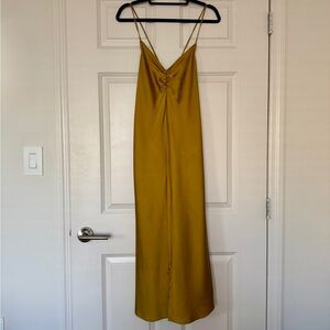 Daily Ritual Olive Midi Dress, size M